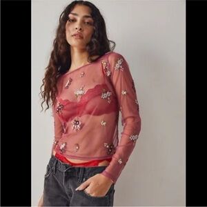 Free People Intimately All Night Layering Top, S, NWOT